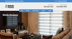 Desktop Screenshot of natalispersianas.com.br